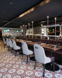 The Scandic Grand Central, Stockholm - Photo 11 of 12 - I love the Moroccan-style tile used throughout the bar and restaurant.