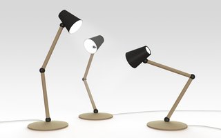 Salone 2012 Preview: Discipline - Photo 3 of 8 - The Companion table lamp is lit by an LED bulb.