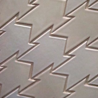 One of the designs in the runway collection by Kelly LaPlante for Fireclay Tile.