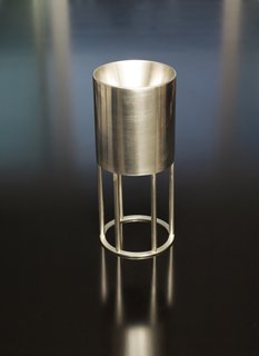 Kiddush cup: Holds the ceremonial wine over which the kiddush blessing is recited.
