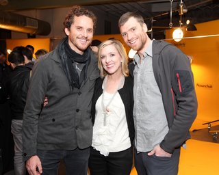 Treehugger founder Graham Hill with Dwell founder Lara Deam and David Friedlander