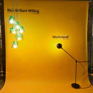 Rich Brilliant Willing and Workstead both displayed unique works utilizing the Pharox 400xl bulbs. LEDs are often thought of as tinted and harsh, but the combination of the Bright Side Lights and the Workstead floor lamp with the Pharox dimmable bulbs showed a softer side of LEDS.