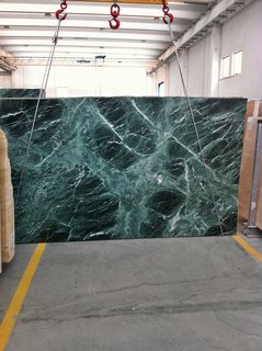 Mining Modernity - Photo 3 of 4 - Rose sourced the green marble for an upcoming Park Avenue apartment from the same quarry used by Mies for the 1929 Barcelona Pavilion.