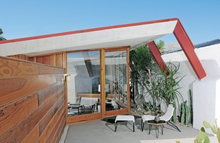 John Lautner's Desert Rose - Photo 2 of 5 - Each of the four units has a private patio.