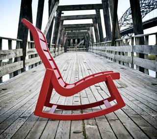 Rapson Rockers: A Classic is Reborn - Photo 2 of 4 - A collaboration with Loll yielded this outdoor rocker.