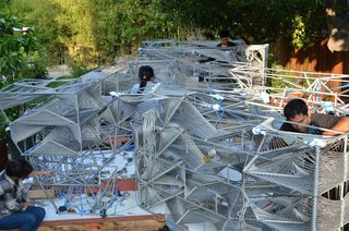 The Making of Screenplay: Part 10 - Photo 1 of 8 - We were able to fit all five modules on one platform, so that we can have different teams working on different modules simultaneously.