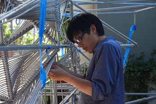 The Making of Screenplay: Part 10 - Photo 4 of 8 - Our new intern hard at work. Photo by Clifford Ho.