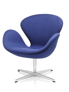Another Fritz Hansen-Arne Jacobsen greatest hit: the Swan chair from 1958. Those produced by the manufacturer today come with a unique serial number and a tag with an invisible thread in it to validate its authenticity.