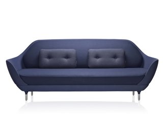 The sleek Favn sofa is a new design by the Spanish designer Jaime Hayon; it's inspired by and constructed similarly to the Egg and Swan chairs.