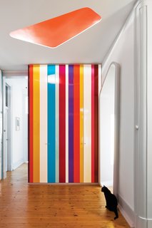 The Gadanho family apartment in Lisbon (where they lived until the appointment at MoMA) is a renovated flat in a 20th-century building whose typology is a "late example of post-earthquake, 17th-century downtown architecture."