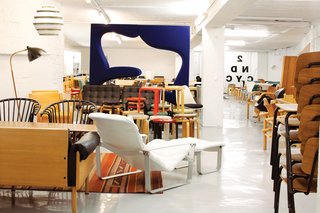 Design Classic: Alvar Aalto's Artek Stools - Photo 4 of 5 - Aalto stools are a staple at Artek 2nd Cycle, a 2,400-square-foot store in Helsinki that specializes in mid-century vintage wares, much of them harvested from estate sales around Finland.