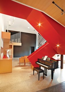 The entire family makes good use of the music room, where they hold public and private Sunday concerts with local and international musicians.