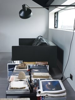 Leen's reading area.