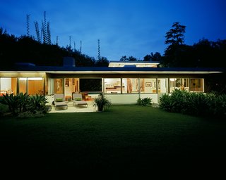A Neutra Renovation in Los Angeles - Photo 1 of 6 - The exterior reveals the addition located at the rear of the structure. An earlier renovation included adding landscaping by Pamela Burton.