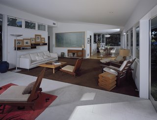 A Neutra Renovation in Los Angeles - Photo 5 of 6 - The main space containing the living and dining area and kitchen was relatively unchanged. "In consideration of the original vision, the additions blend with the original structure, and the basic idea of the open flow between the inside and the outside is maintained and reinforced in all areas," the architect says.