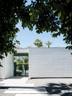 Configur8 tiles provide distinctive cladding for the exterior.
