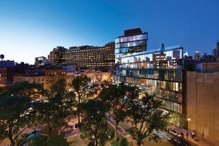 Elisa Orlanski Ours - Photo 1 of 2 - One Jackson Square is a property on Greenwich Street in Manhattan that was designed by Kohn Pedersen Fox. Ours, on behalf of Corcoran Sunshine, consulted on the planning, design, marketing and sales for the building.