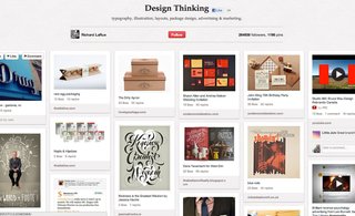Top Design Boards on Pinterest - Photo 3 of 6 - Richard LaRue's Design Thinking board has 1,194 pins covering a large assortment of graphic design projects.