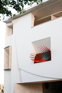 Material Explorations with L.A. Firm Layer - Photo 2 of 5 - Layer's Loose Horizon installation at the Pasadena Museum of California Art. Photo by Art Gray.