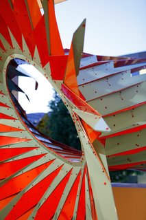 Material Explorations with L.A. Firm Layer - Photo 3 of 5 - Here's a detailed shot of the sculpture. The installation will be on view until October 14, 2012.