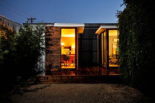 Most units come with one interior light, one exterior light and two outlets. More can be added.