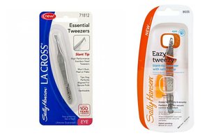 Sally Hansen product packaging before and after a redesign by Femme Den.