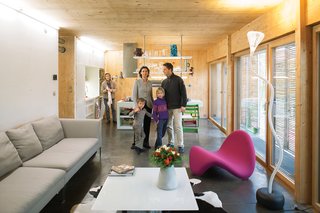 Showing Off<br><br>In a nod to what they describe as "constructive truth," the couple made the decision not to hide the technical elements that contribute to the home’s green attributes. And by displaying all the sustainable features in the walls, it’s "easier for our clients to understand the system when they visit the house," says Witzmann. They incorporated the Genvex ventilation system’s double-flow ducts into the home’s interior, exposing them at various points as they run through the house. In addition to looking pretty, they distribute clement fresh air; temperatures hover around <br><br>66 degrees Fahrenheit in the winter <br><br>and 71 degrees in the summer, never going higher than 78. And yes, Karanesheva assures, "you can open the windows of a Passive House." <br><br>genvex.co.uk