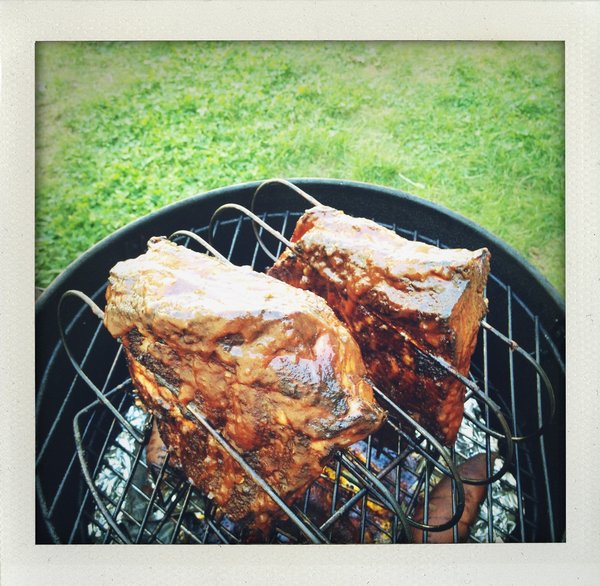 Photographer Brian Finke's backyard BBQ.