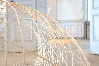 'Moving Meshes' at Domaine de Boisbuchet - Photo 7 of 8 - The interiors of Domaine de Boisbuchet serve as a raw backdrop for Maria Blaisse's movement research investigation.