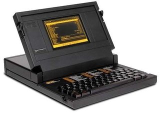 The Grid Compass, the first laptop, was designed by Moggridge in 1979, and came onto the market three years later. The computer featured a die-cast clamshell case of magnesium alloy, an Intel 8086 processor, a 320 × 240-pixel electroluminescent display, 340-kilobyte magnetic bubble memory, and a 1,200 bit/s modem.