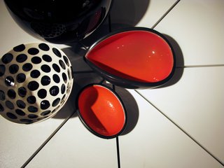 "If you look at the 60s it’s all about a really graphic black and white and these pops of color," Vinas says.