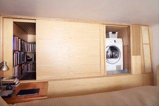Space-Saving Wood-Paneled Apartment in Manhattan - Photo 3 of 8 -