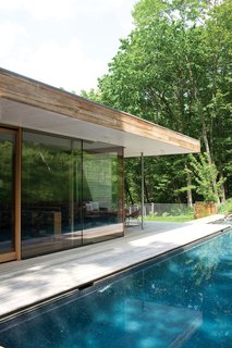 Gable-Roofed Rural Weekend Home in Connecticut - Photo 4 of 9 - The swimming pool offers an alternative plunge to the nearby Bantam River.