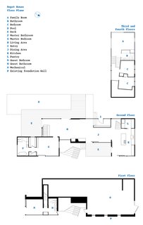 Gable-Roofed Rural Weekend Home in Connecticut - Photo 9 of 9 - The floor plan.