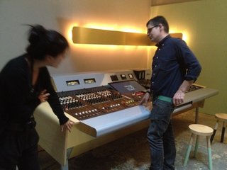 UM designer Francois Chambard shows off a year's worth of work: a sleek, state-of-the-art, custom console for The Motherbrain, a recording studio in Brooklyn.