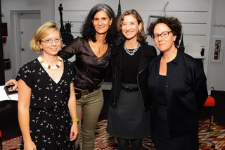 Women in Design at City Modern - Photo 1 of 4 - (Left to right) Critic Alexandra Lange with architects Galia Solomonoff, Marion Weiss, and Claire Weisz at the City Modern Women In Design panel discussion.