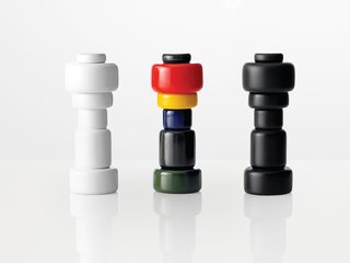 The museum recently acquired 11 Muuto products for its permanent collection, including the Plus salt-and-pepper grinders designed by Norway Says (above).