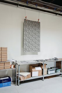 Maker's Mark - Photo 7 of 7 - Jennifer Morla's cutwork wall hangings are made from industrial wool felt.