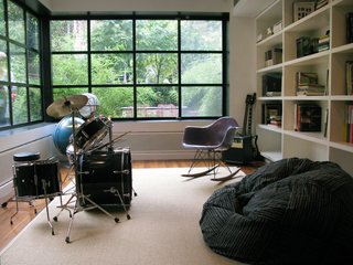 City Modern Home Tours: Brooklyn - Photo 27 of 51 - The music room on the ground floor.