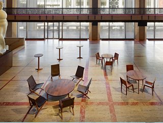 The Ballet's Crown Jewels - Photo 3 of 6 - The Promenade of the David H. Koch Theater featuring seating collection designed by Asher Israelow. Photo by Frank Oudeman.
