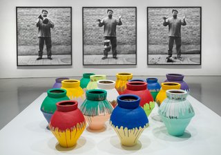 Installation view of Ai Weiwei: According to What? at the Hirshhorn Museum and Sculpture Garden, Washington D.C., 2012. Photo by Cathy Carver.