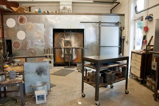 Weekend Detour: Beacon, New York - Photo 19 of 27 - The kiln at Hudson Beach Glass.