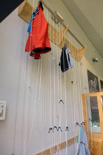 Dutch Design Week 2012, Pt. 1 - Photo 8 of 24 - This elaborate coat check system helps to avoid theft—a nice interpretation of one we have seen in Rotterdam's Museum Boijmans Van Beuningen.