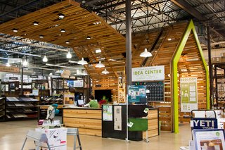 The hub of the store, the Idea Center, functions similarly to an Apple store Genius Bar. "We really want this to be an experience," says Yanosy of the concept. "We're all on a journey, and hopefully our customers know we are on that journey with them - we think it's important to be humble. Think about what it's like to go into an REI versus some other sporting goods store. No matter what level you're at, you're welcomed and educated and the entire experience is positive," he says. "That's what a hardware store should be like."
