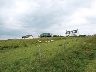 The house is sited in rural Scotland.