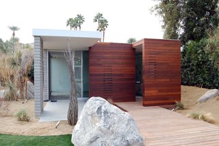 To Live and Build in Palm Springs - Photo 3 of 3 - A small casita sits at the back of the F5 residence in Indian Wells, California.