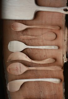 Designer Spotlight: Black Creek Mercantile & Trading Co. - Photo 4 of 5 - "The whole aspect of carving is it is 100 percent reductive, so it’s a single piece of wood that can become a useful object with me putting some effort into it," says Vogel.