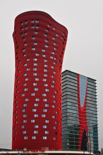 Travel Guide: Barcelona, Spain - Photo 5 of 5 - Torres de Toyo Ito with Hotel Porta Fira. Photo by: Mario Lopez
