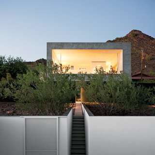 How to Work with an Architect - Photo 5 of 5 - Phoenix Rising-The award-winning Phoenix home received an update from Wendell Burnette with a complete hardscape and landscape renovation incorporating native plants and a pool that "projects toward the canopy of the desert sky." Photo by: Dean Kaufman