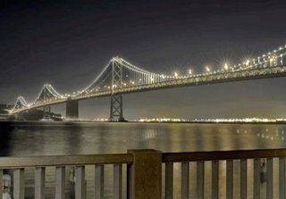 An artist's rendering of The Bay Lights. Courtesy of The Bay Lights.